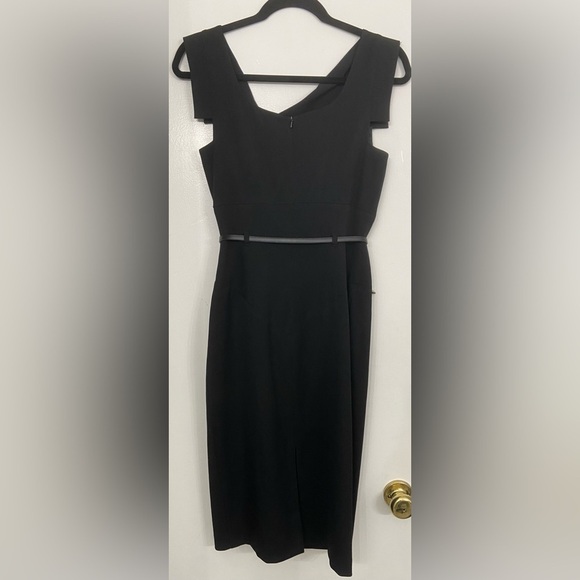 Black Halo Classic Jackie O Sheath Dress Black Size 4 - Picture 8 of 13